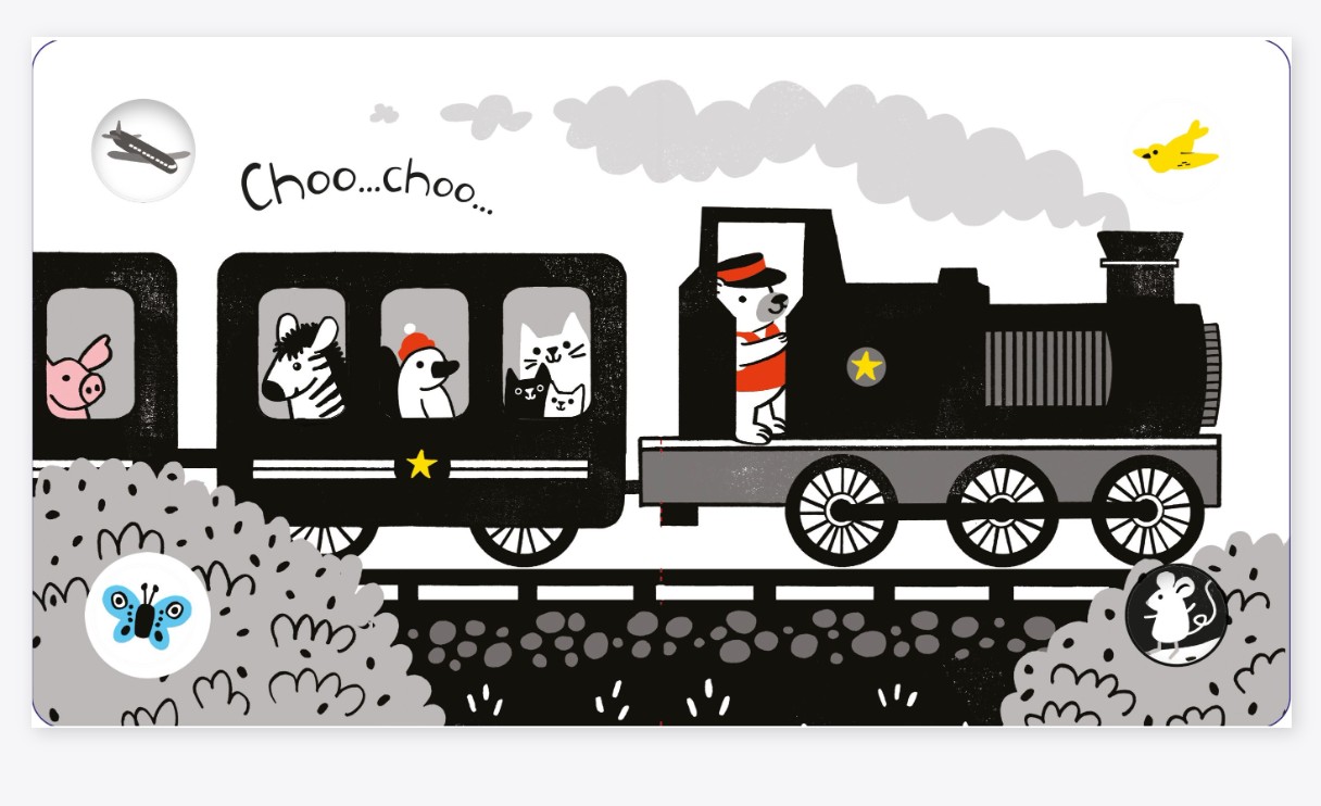 Baby's Black and White Books Things That Go_2